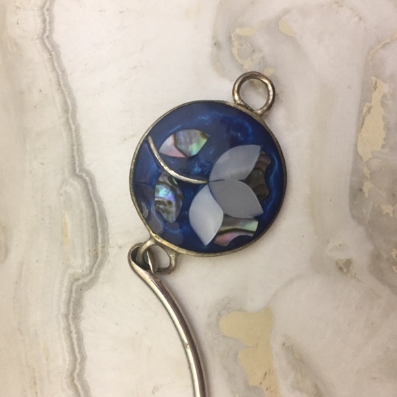 Bracelet flower blue - Picture 1 of 5